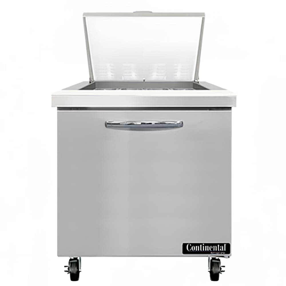 Continental SW32N12M 32" Sandwich/Salad Prep Table w/ Refrigerated Base, 115v