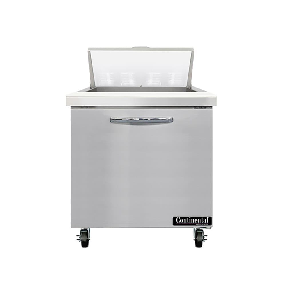 Continental SW32N8 32" Sandwich/Salad Prep Table w/ Refrigerated Base, 115v