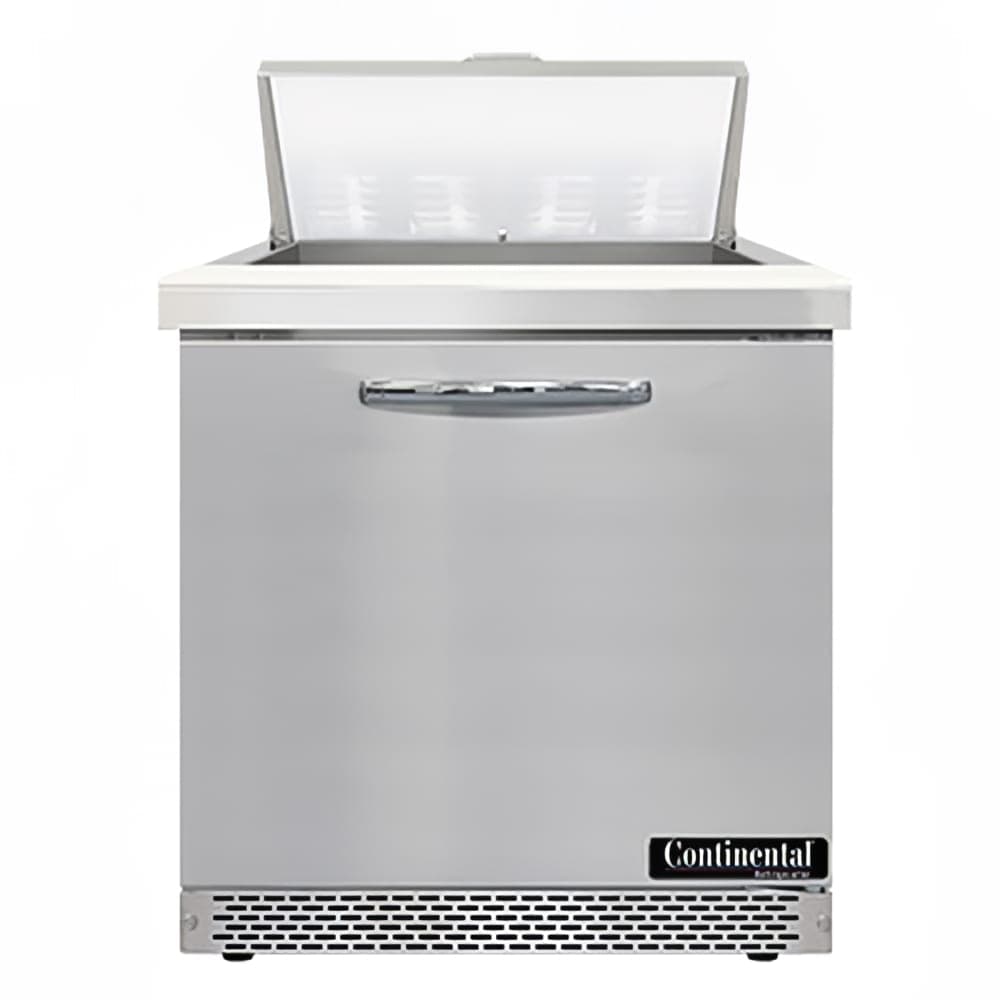 Continental SW32N8-FB 32" Sandwich/Salad Prep Table w/ Refrigerated Base, 115v
