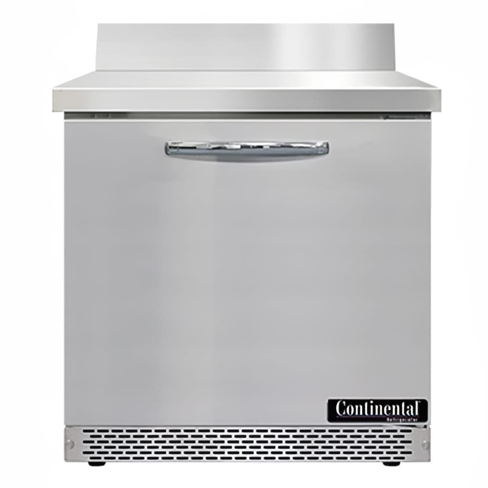 Continental SW32NBS-FB 32" Worktop Refrigerator w/ (1) Section, 115v