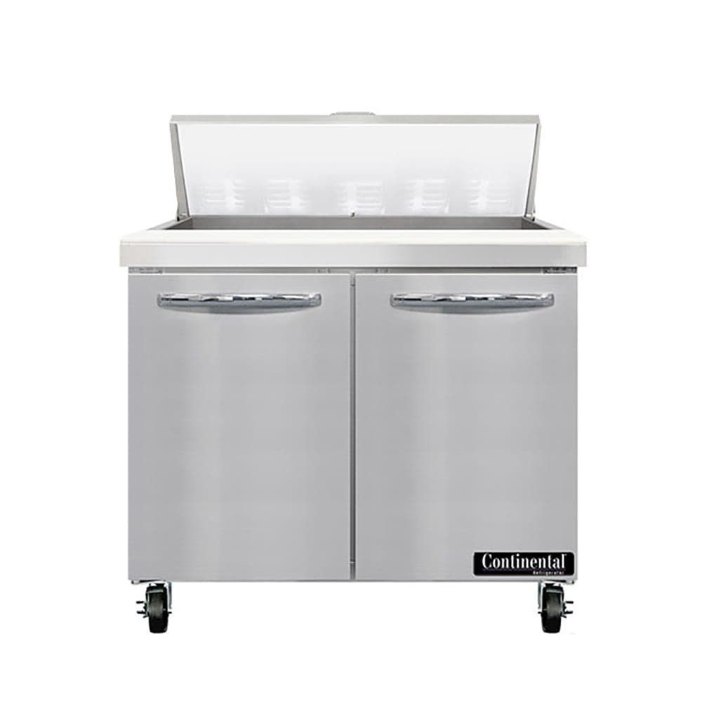 Continental SW36N10 36" Sandwich/Salad Prep Table w/ Refrigerated Base, 115v