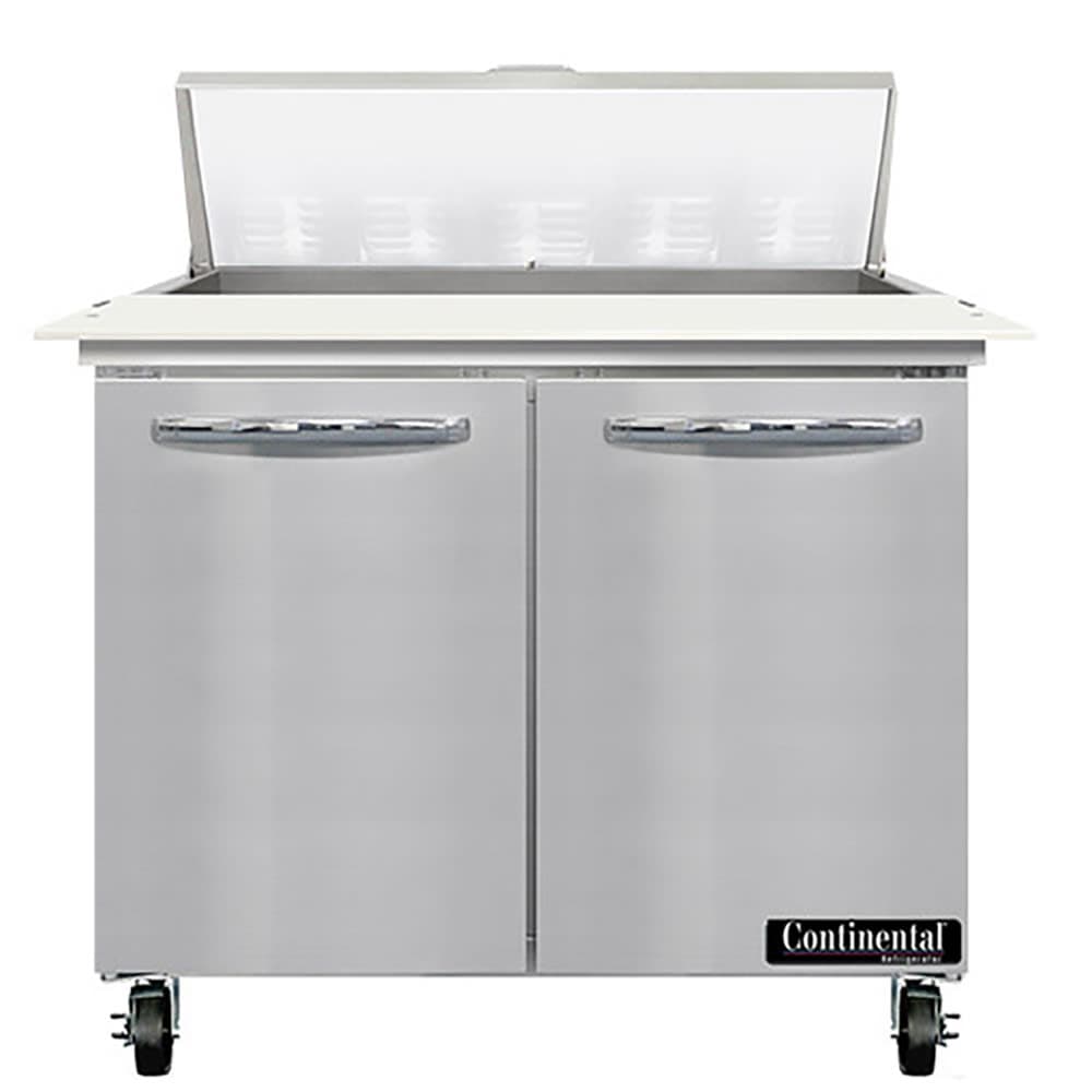 Continental SW36N10C 36" Sandwich/Salad Prep Table w/ Refrigerated Base, 115v