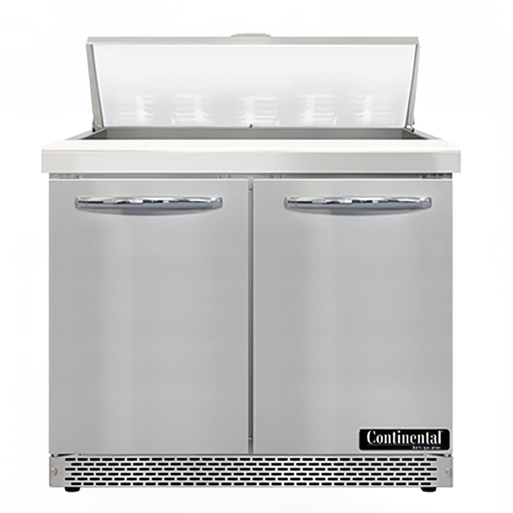 Continental SW36N10-FB 36" Sandwich/Salad Prep Table w/ Refrigerated Base, 115v