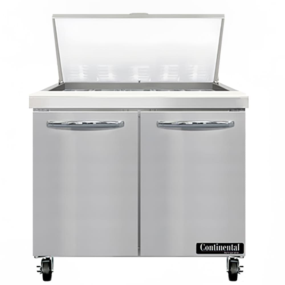 Continental SW36N15M 36" Sandwich/Salad Prep Table w/ Refrigerated Base, 115v
