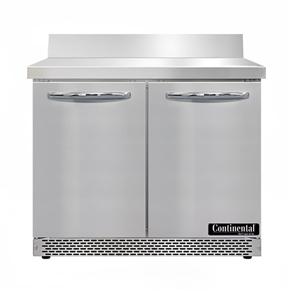 Continental SW36NBS-FB 36" Worktop Refrigerator w/ (2) Sections, 115v