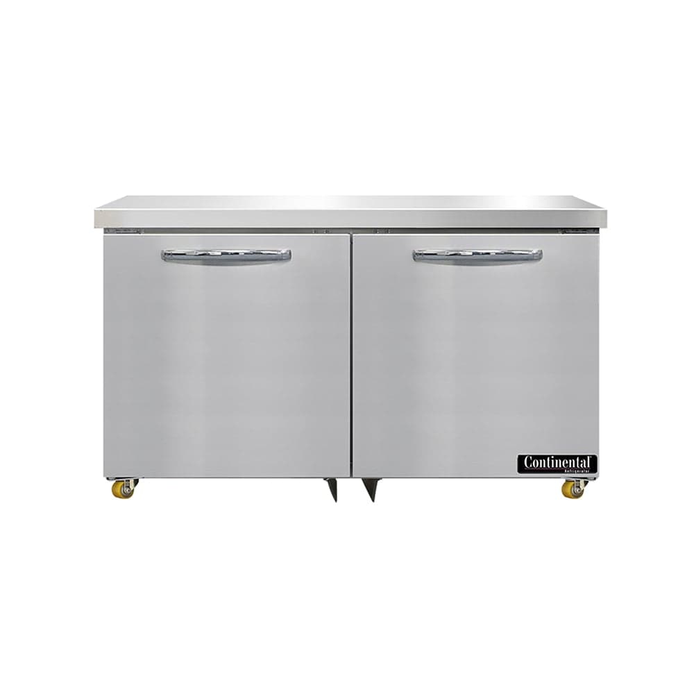 Continental SW48N-U 48" W Undercounter Refrigerator w/ (2) Sections & (2) Doors, 115v