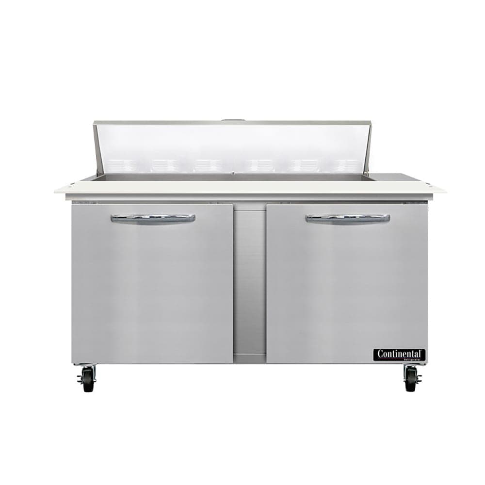 Continental SW60N12C 60" Sandwich/Salad Prep Table w/ Refrigerated Base, 115v