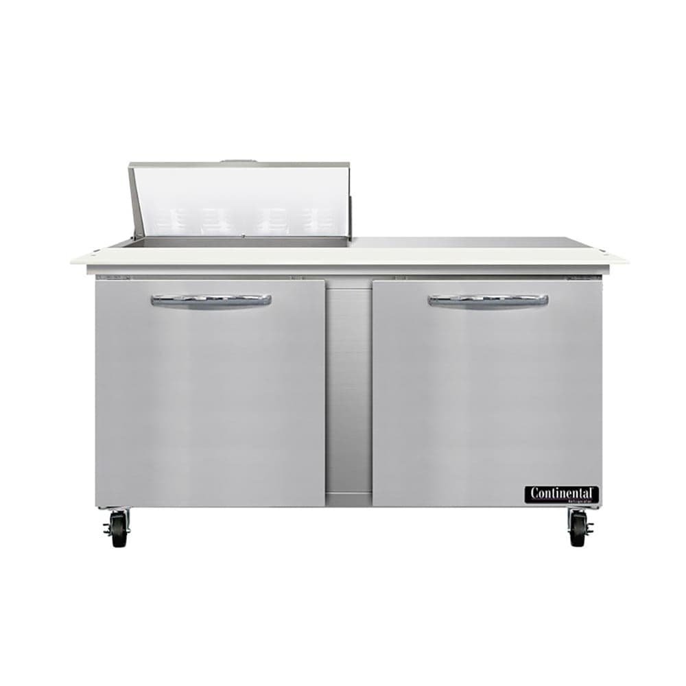 Continental SW60N8C 60" Sandwich/Salad Prep Table w/ Refrigerated Base, 115v
