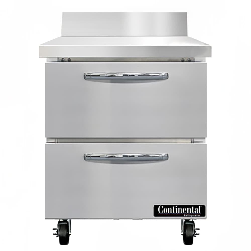 Continental SWF27NBS-D 27" W Worktop Freezer w/ (1) Section & (2) Drawers, 115v