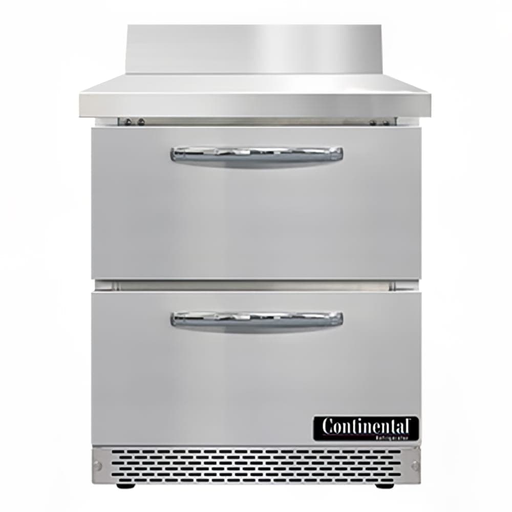 Continental SWF27NBS-FB-D 27" W Worktop Freezer w/ (1) Section & (2) Drawers, 115v