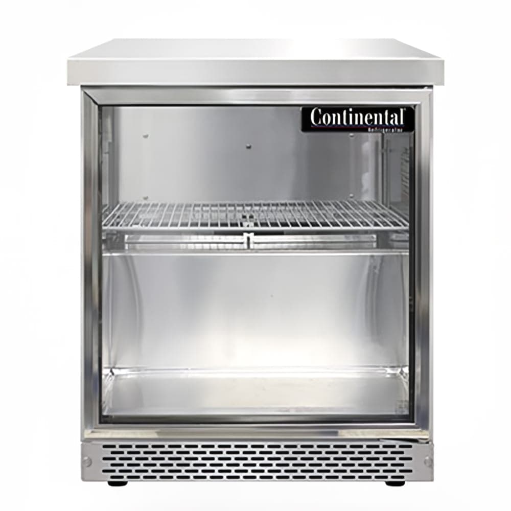Continental SWF27NGD-FB 27" W Worktop Freezer w/ (1) Section & (1) Door, 115v