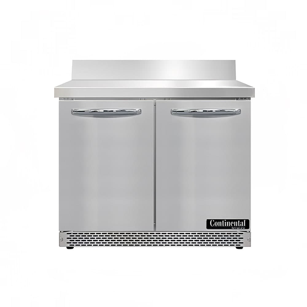 Continental SWF36NBS-FB 36" W Worktop Freezer w/ (2) Sections & (2) Doors, 115v