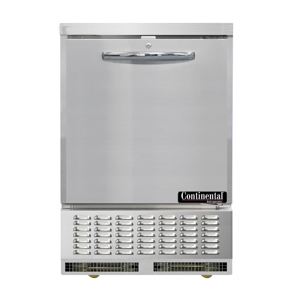 Continental UC24N 24" Undercounter Refrigerator w/ (1) Section & (1) Door, 115v