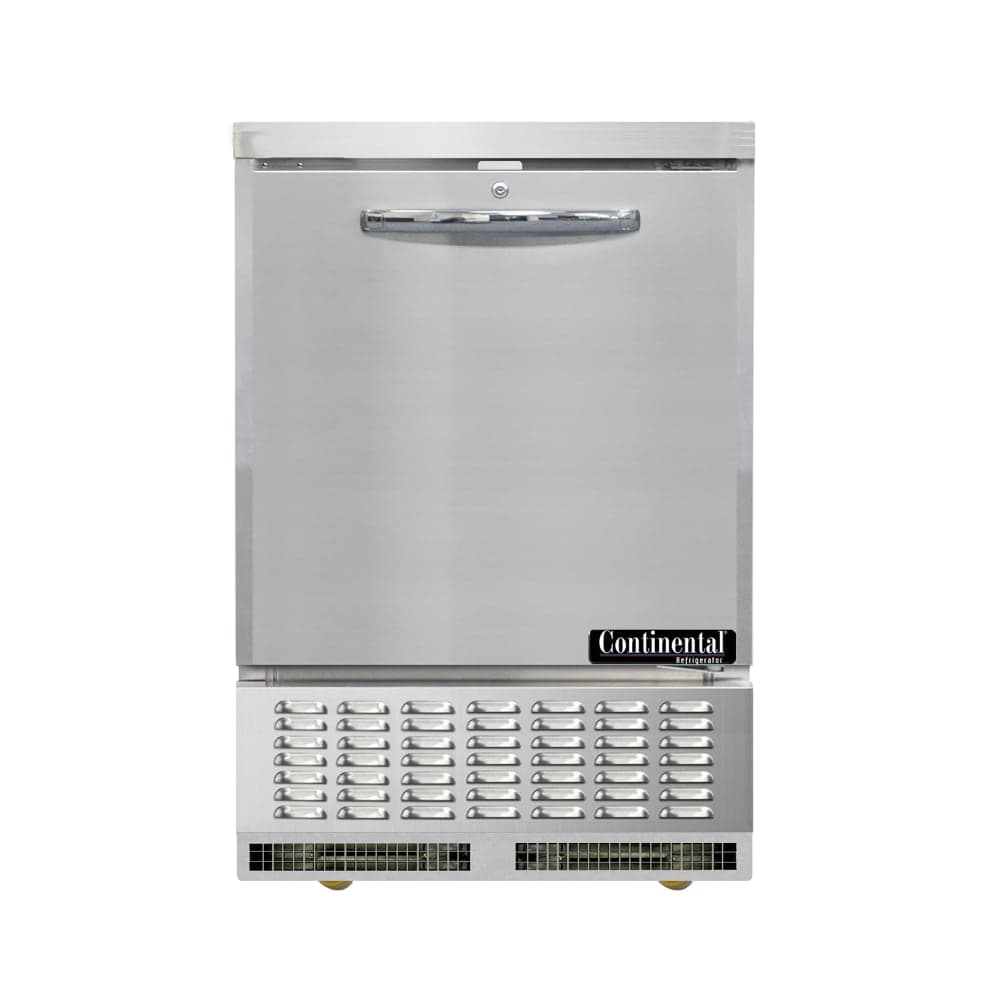 Continental UC24SN 24" Undercounter Refrigerator w/ (1) Section & (1) Door, 115v