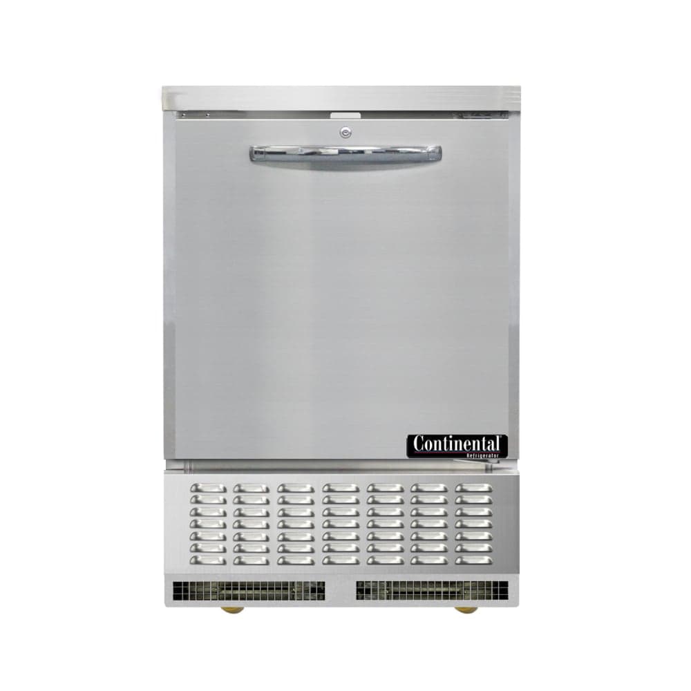 Continental UCF24SN 24" Undercounter Freezer w/ (1) Section & (1) Door, 115v
