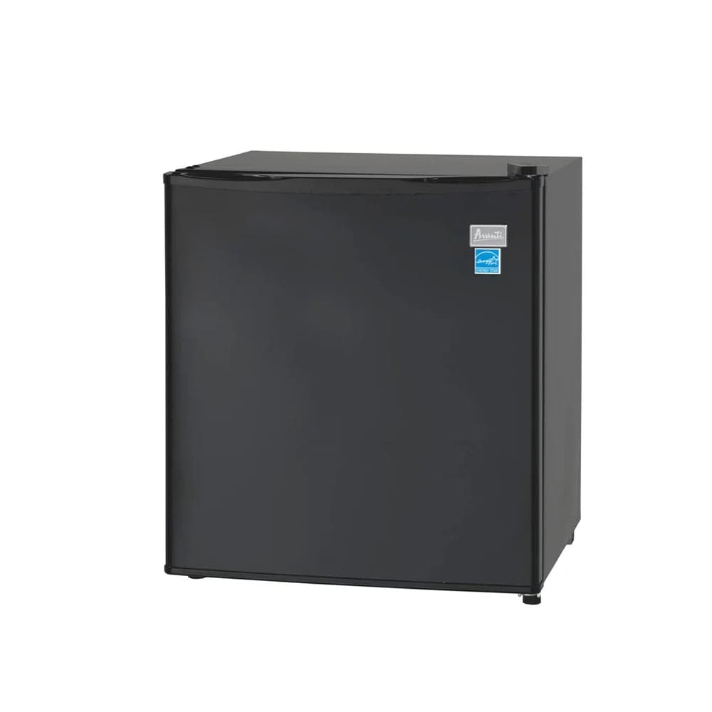Avanti AR17T1B 1.7 cu ft Compact Refrigerator w/ Solid Doors & Drawers - Black, 120v