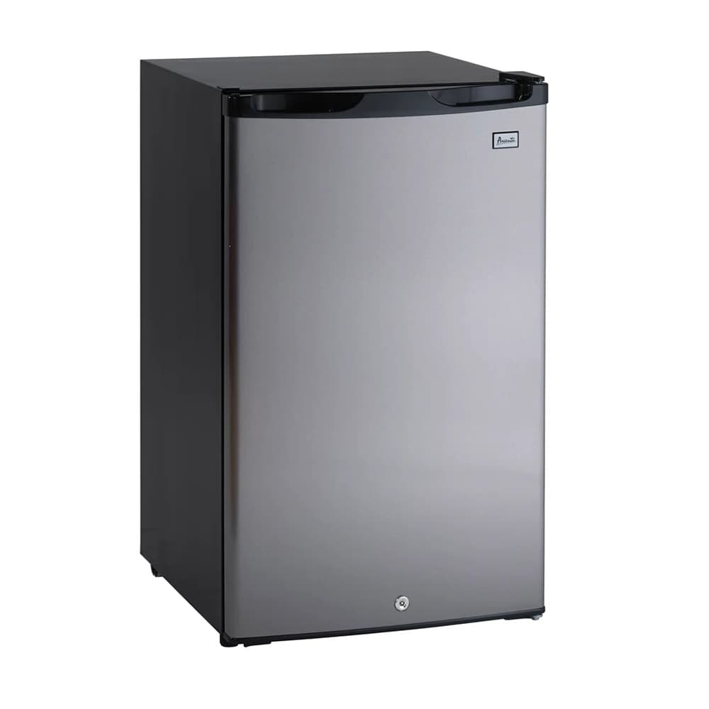Avanti AR4456SS 4.4 cu ft Compact Refrigerator w/ Solid Door - Stainless Steel, 120v