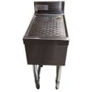 Advance Tabco CRD-12 12" Bar Type Modular Drainboard w/ 4" Splash, Stainless thumbnail 2