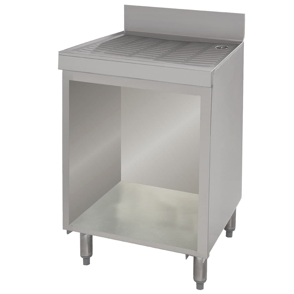 Advance Tabco CRD-30B 30" Bar Type Modular Drainboard w/ Open Cabinet Base, Stainless