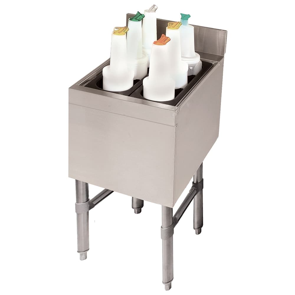 Advance Tabco CRI-12-12 12" Underbar Basics™ Cocktail Station w/ 35 lb Ice Bin, Stainless Steel