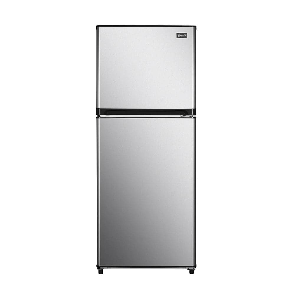 Avanti FF10B3S 10 cu ft Apartment Size Home Refrigerator w/ Solid Doors - Stainless Steel, 120v