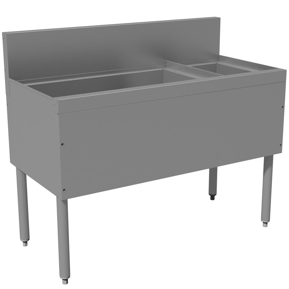 Advance Tabco PRC-19-36L 36" Prestige Cocktail Station w/ 70 lb Ice Bin, Stainless Steel