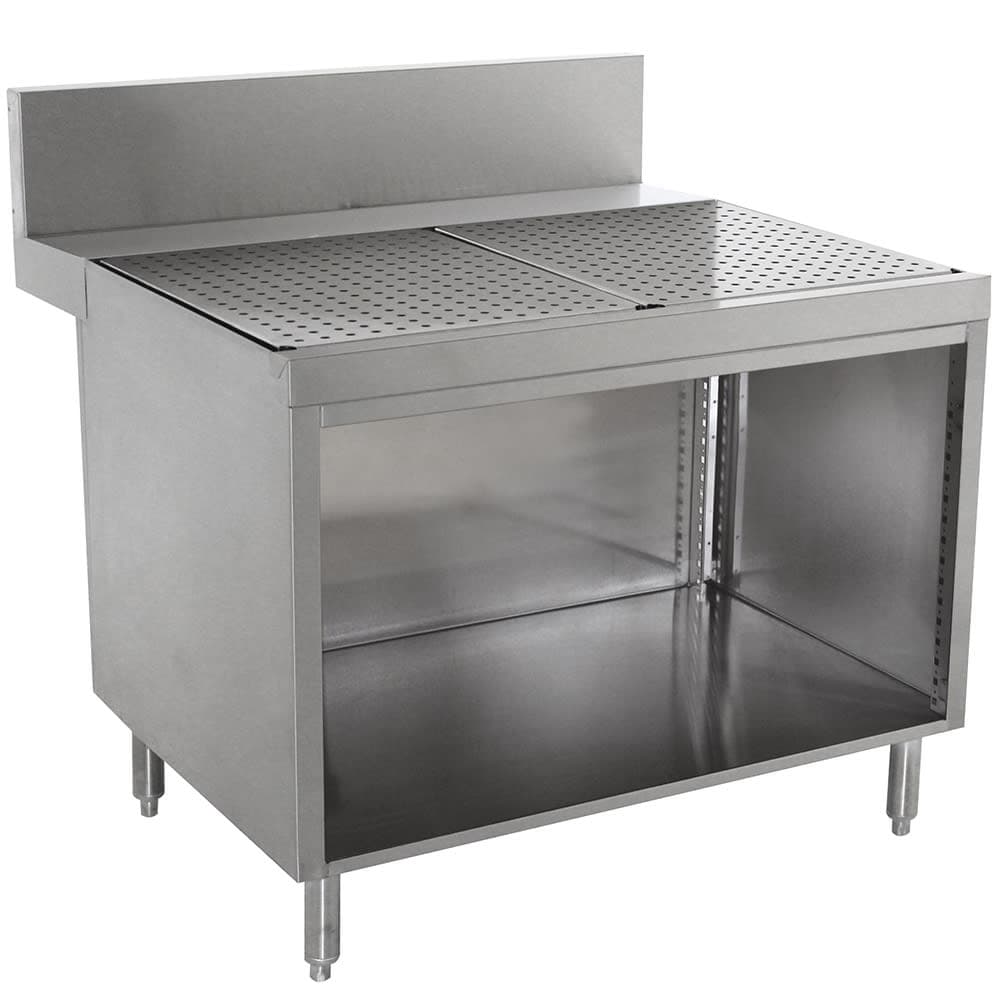 Advance Tabco PRSCO-24-18 18" Stationary Storage Cabinet w/ Open Base, 29" Front To Back