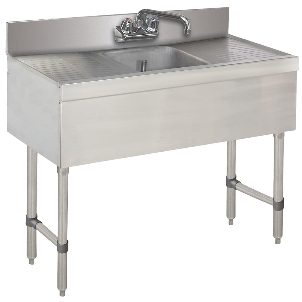 Advance Tabco SLB-31C 36" 1 Compartment Sink w/ 10"L x 14"W Bowl, 10" Deep
