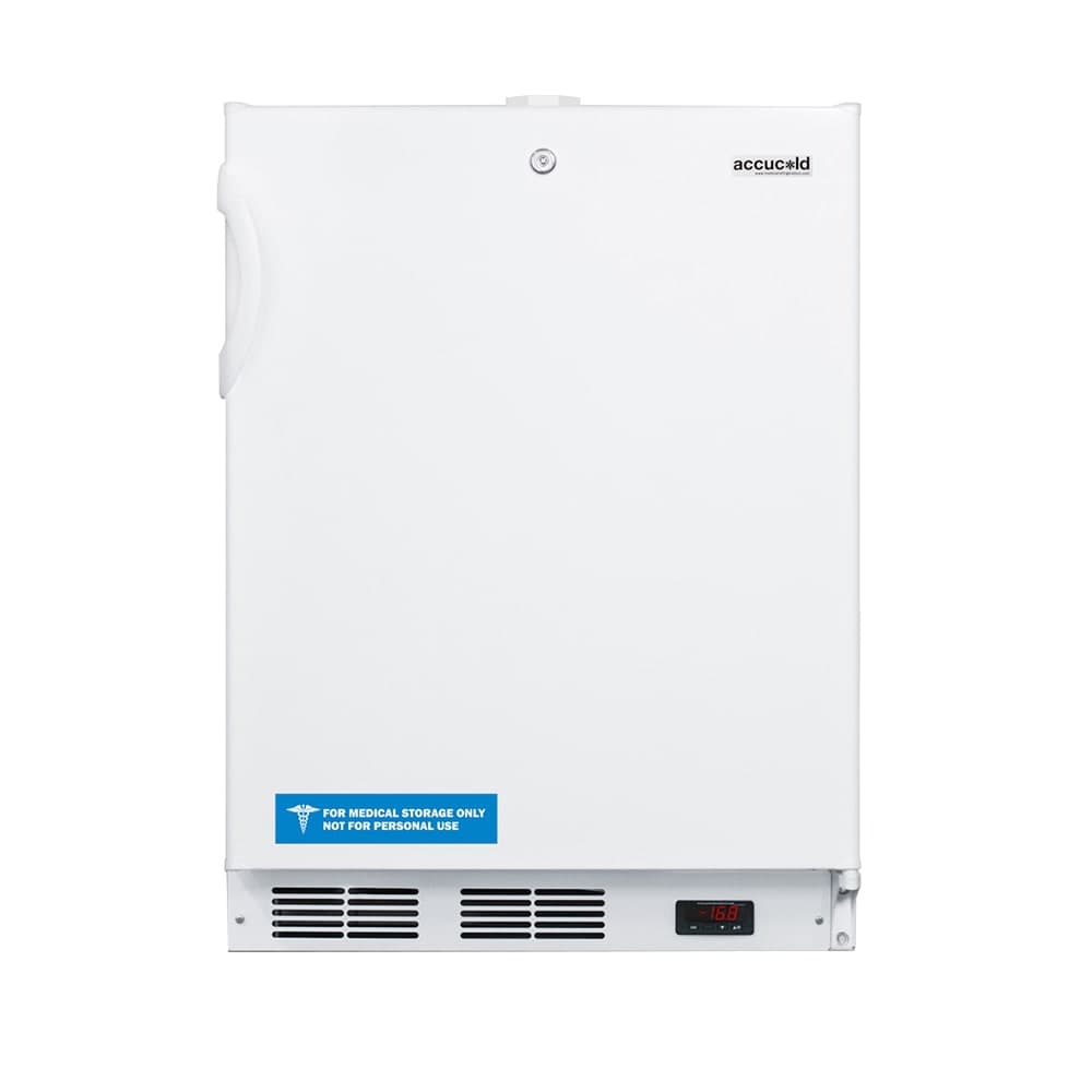 Accucold 24" One-Section Undercounter Medical Freezer - White, 115v (ACF48WADA)