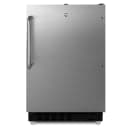 Summit ALRF49BCSS 2.68 cu ft Undercounter Refrigerator & Freezer w/ Solid Door - Stainless Steel, 115v thumbnail 2