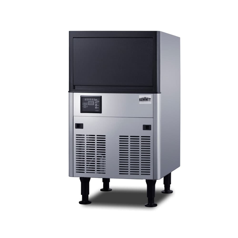 Summit BIM125 19 3/4"W Full Cube Undercounter Ice Machine - 120 lbs/day, Air Cooled
