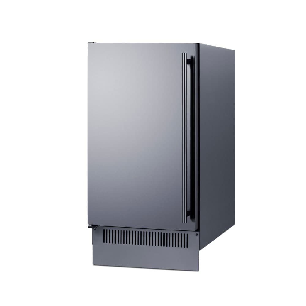 Summit BIM182OSLHD 18"W Full Cube Undercounter Ice Machine - 60 lbs/day, Air Cooled