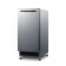 Summit BIM26H34 15"W Crescent Cube Undercounter Ice Machine - 25 lbs/day, Air Cooled, No Drain Needed, 115v thumbnail 3