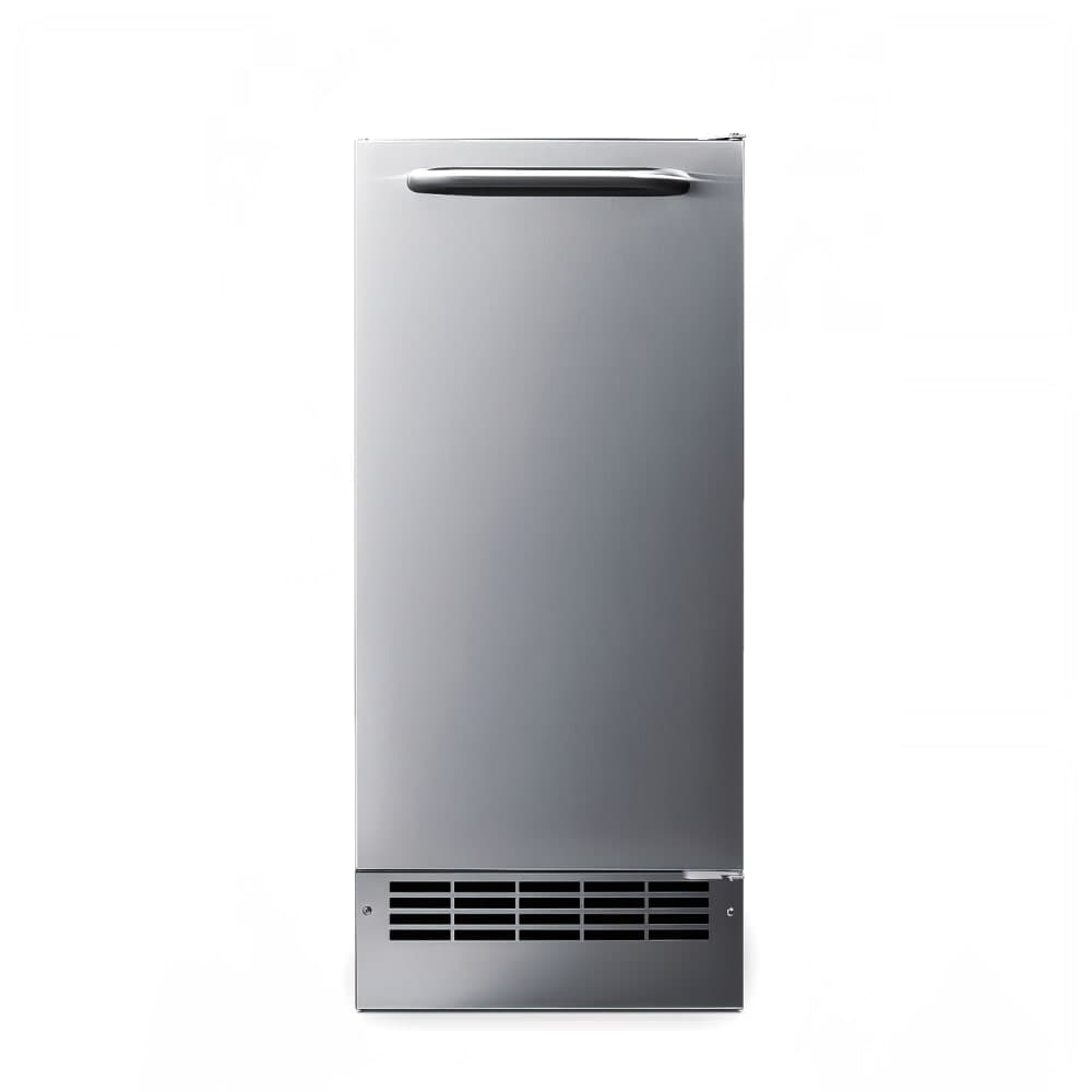 Summit BIM27OSADA 15"W Crescent Cube Undercounter Ice Machine - 25 lbs/day, Air Cooled, No Drain Needed, 115v