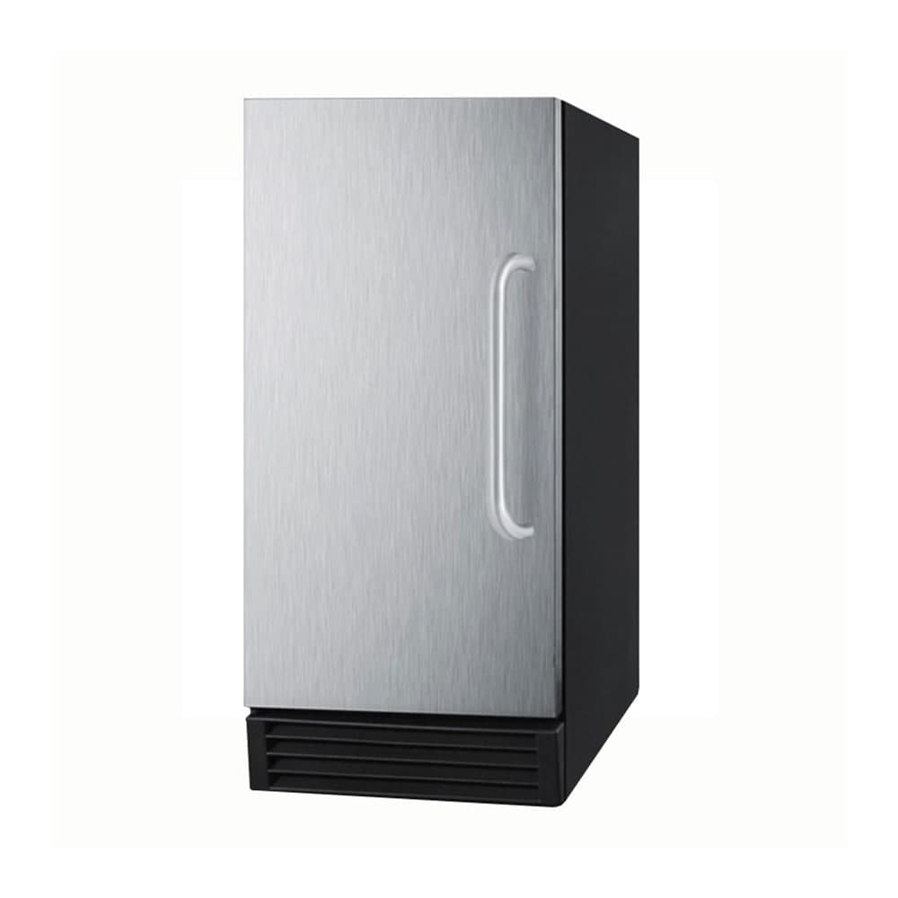 Summit BIM44G 14 1/2"W Full Cube Undercounter Ice Machine - 50 lbs/day, Air Cooled, Pump Drain, 115v