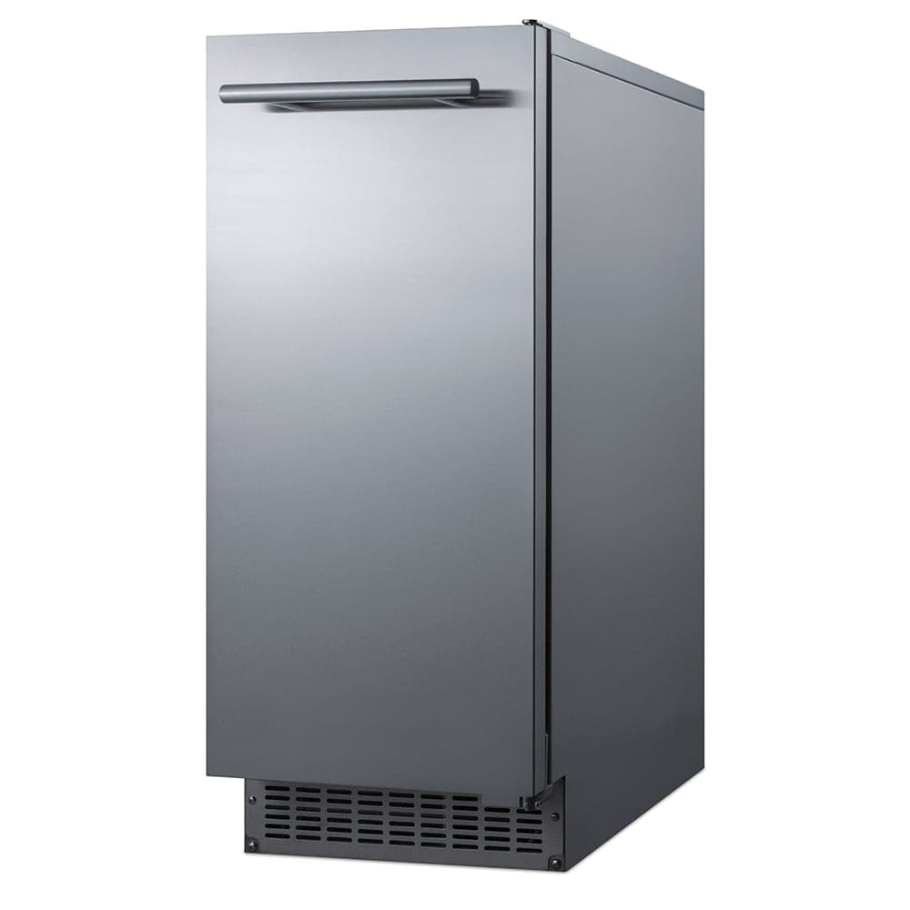 Summit BIM68OSPUMP 14 7/8"W Top Hat Undercounter Ice Machine - 62 lbs/day, Air Cooled, Pump Drain, 115v
