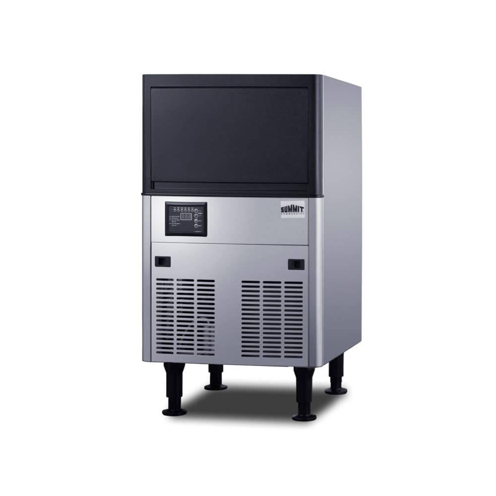 Summit BIM85 19 3/4"W Full Cube Undercounter Ice Machine - 80 lbs/day, Air Cooled