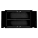 Summit CAB18SHORTBLK Wall Mounted Cabinet - 18"W x 12"D x 12"H, Metal, Black thumbnail 2
