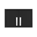 Summit CAB18SHORTBLK Wall Mounted Cabinet - 18"W x 12"D x 12"H, Metal, Black thumbnail 3