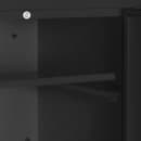 Summit CAB18SHORTBLK Wall Mounted Cabinet - 18"W x 12"D x 12"H, Metal, Black thumbnail 6