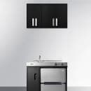 Summit CAB18TALLBLK Wall Mounted Cabinet - 18"W x 12"D x 18"H, Metal, Black thumbnail 7