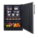 Summit FF708BLSS 24" Undercounter Home Refrigerator w/ (1) Section & (1) Door, 115v thumbnail 4