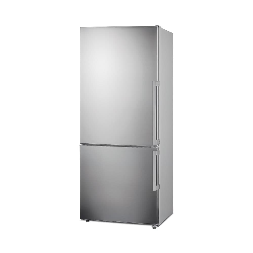 Summit FFBF284SSIMLHD 13.8 cu ft Compact Home Refrigerator & Freezer - Platinum/Stainless, 115v