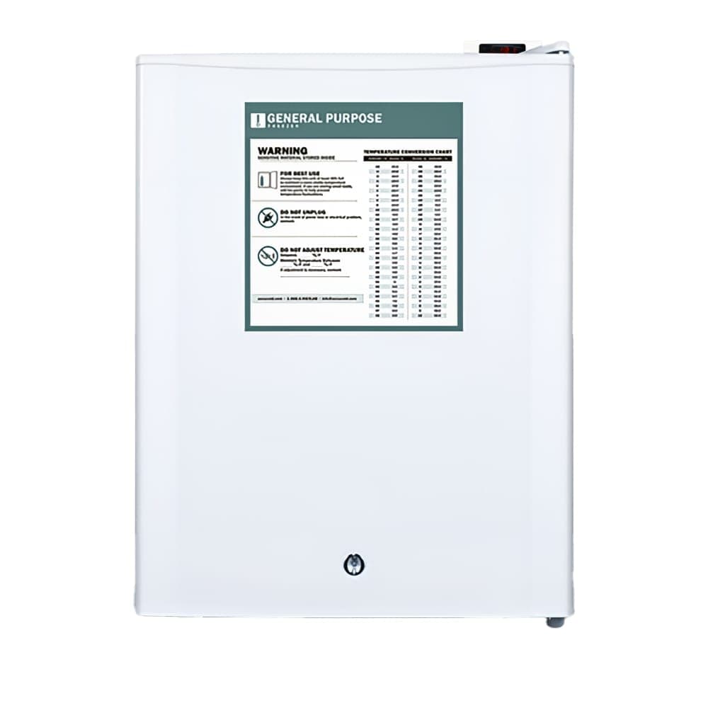 Accucold 1.8 cu ft Countertop Medical Freezer - White, 115v (FS30LGP)