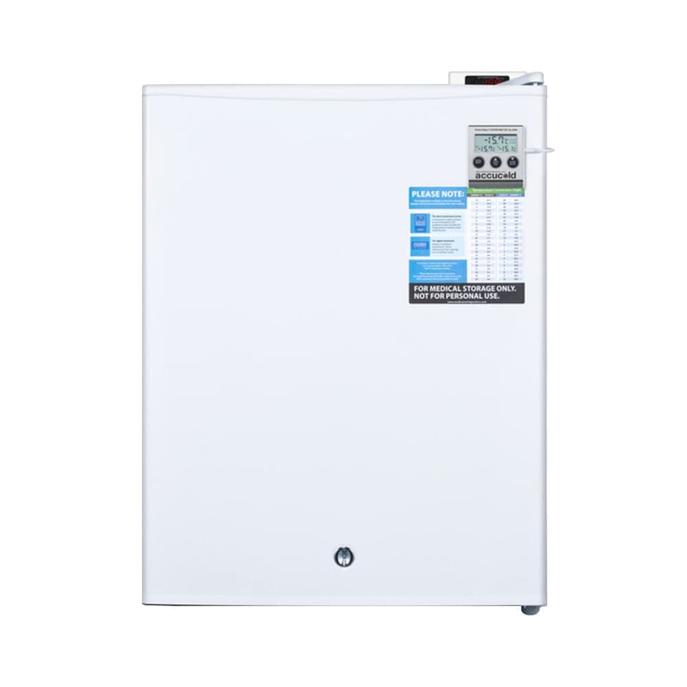 Accucold 18 1/2" Countertop Vaccine Freezer - Locking, White, 115v (FS30LVAC)