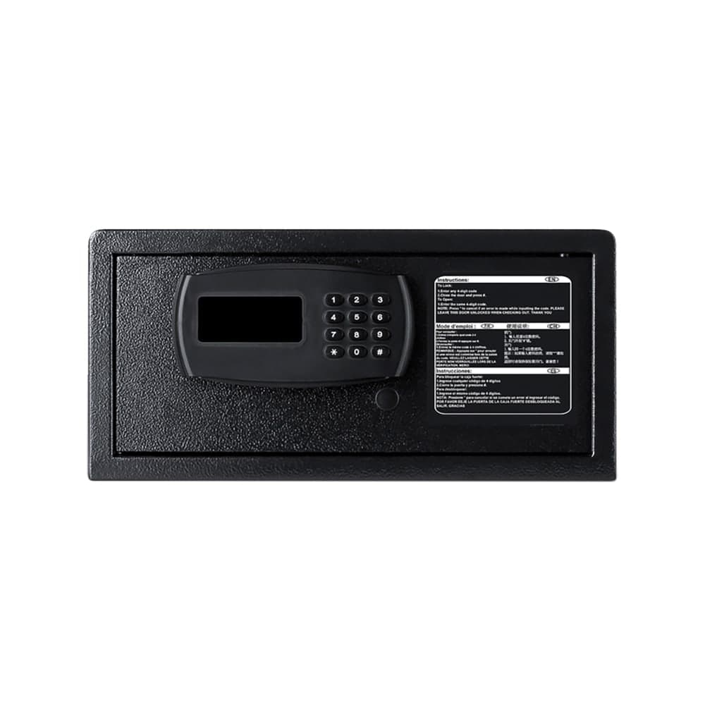 Summit HSF10B 1.03 cu ft Hotel Safe w/ Keypad Lock - Steel, Black