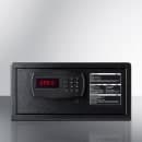 Summit HSF10B 1.03 cu ft Hotel Safe w/ Keypad Lock - Steel, Black thumbnail 3