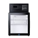 Summit MBSAFEG 1.6 cu ft Minibar Refrigerator &amp; Safe w/ Glass Door - Black, 115v thumbnail 2