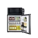 Summit MBSAFESS 1.6 cu ft Minibar Refrigerator & Safe w/ Solid Door - Black, 115v thumbnail 4