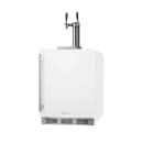 Summit SBC58WHBIADACFTWIN 23 5/8" Draft Cold Brew Coffee Dispenser - (1) Column & (2) Taps, White, 115v thumbnail 2